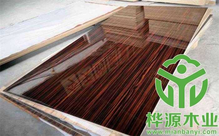 UV科技黑檀木飾面，科技木飾面定做
